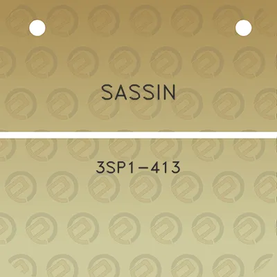 sassin-3sp1-413