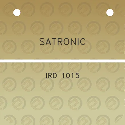 satronic-ird-1015