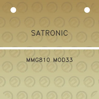 satronic-mmg810-mod33