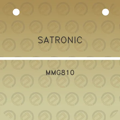 satronic-mmg810