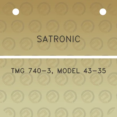 satronic-tmg-740-3-model-43-35