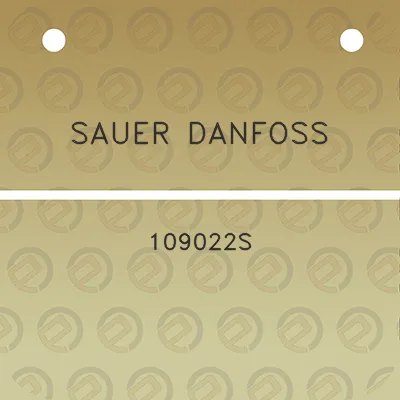 sauer-danfoss-109022s