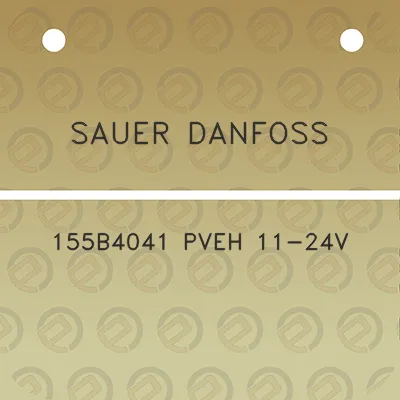 sauer-danfoss-155b4041-pveh-11-24v