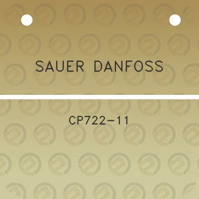 sauer-danfoss-cp722-11