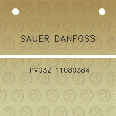 sauer-danfoss-pvg32-11080384