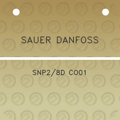 sauer-danfoss-snp28d-co01