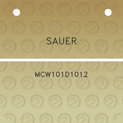 sauer-mcw101d1012