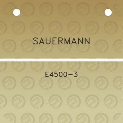 sauermann-e4500-3