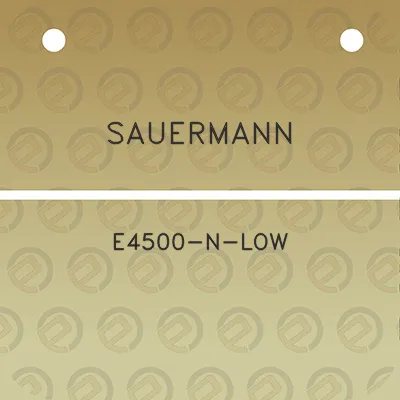 sauermann-e4500-n-low