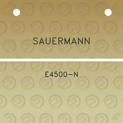 sauermann-e4500-n