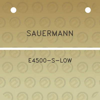 sauermann-e4500-s-low