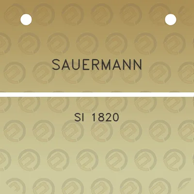 sauermann-si-1820