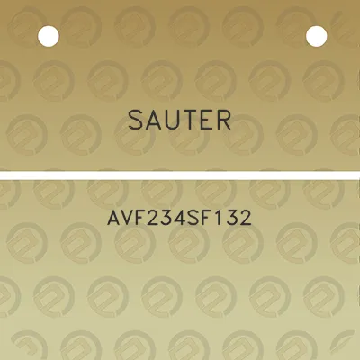 sauter-avf234sf132