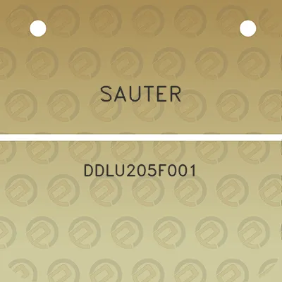 sauter-ddlu205f001