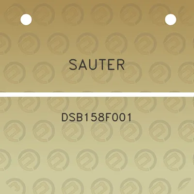 sauter-dsb158f001