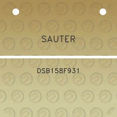 sauter-dsb158f931