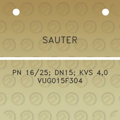 sauter-pn-1625-dn15-kvs-40-vug015f304