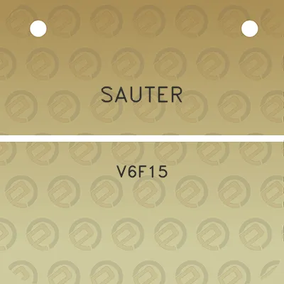 sauter-v6f15