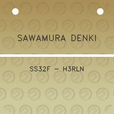 sawamura-denki-ss32f-h3rln