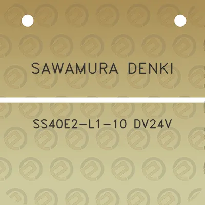 sawamura-denki-ss40e2-l1-10-dv24v