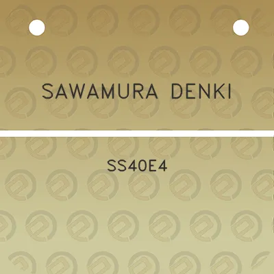 sawamura-denki-ss40e4