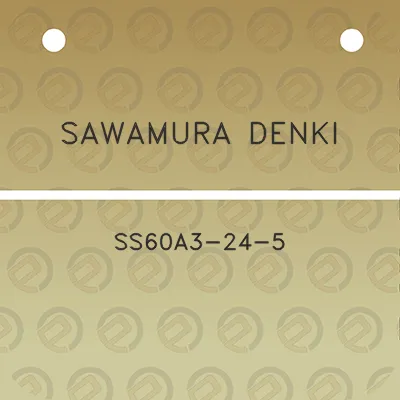 sawamura-denki-ss60a3-24-5