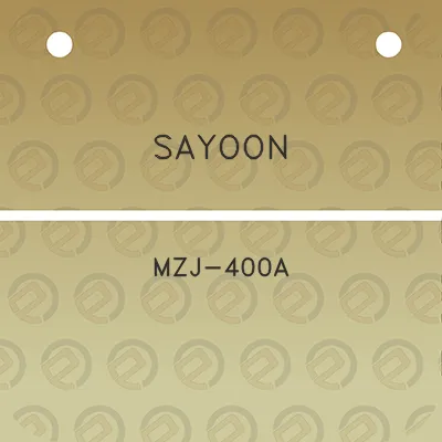 sayoon-mzj-400a