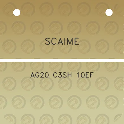 scaime-ag20-c3sh-10ef