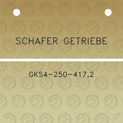 schafer-getriebe-gks4-250-4172