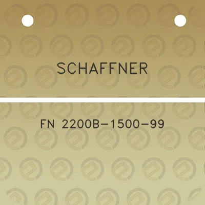 schaffner-fn-2200b-1500-99