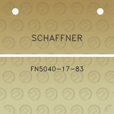 schaffner-fn5040-17-83