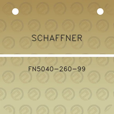 schaffner-fn5040-260-99