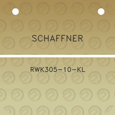 schaffner-rwk305-10-kl