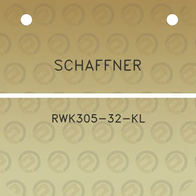 schaffner-rwk305-32-kl