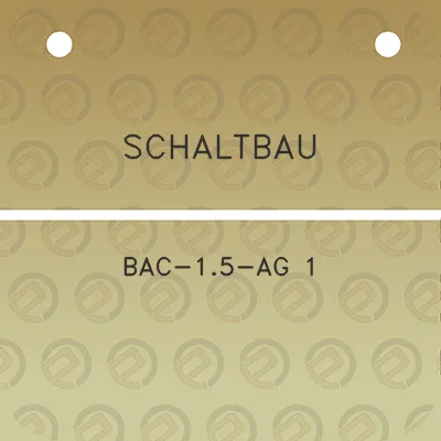 schaltbau-bac-15-ag-1