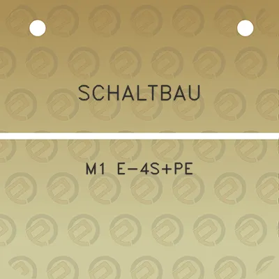 schaltbau-m1-e-4spe