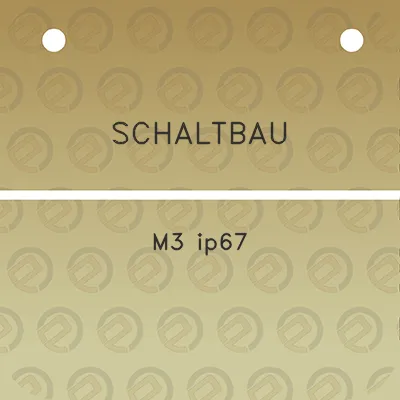 schaltbau-m3-ip67