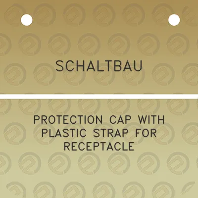 schaltbau-protection-cap-with-plastic-strap-for-receptacle