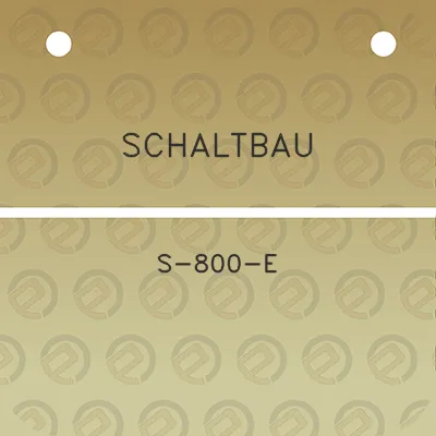 schaltbau-s-800-e