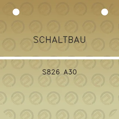 schaltbau-s826-a30