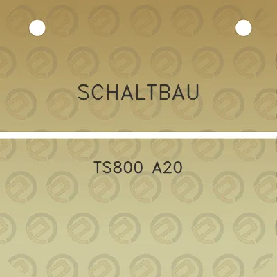 schaltbau-ts800-a20