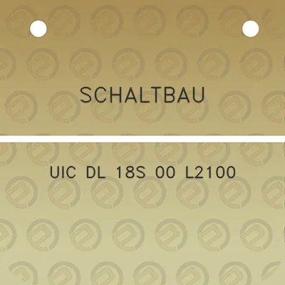 schaltbau-uic-dl-18s-00-l2100