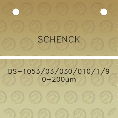 schenck-ds-10530303001019-0-200um