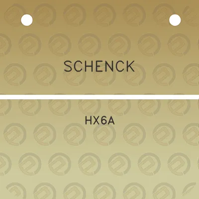 schenck-hx6a