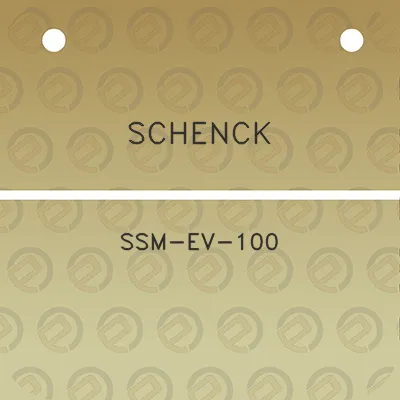 schenck-ssm-ev-100