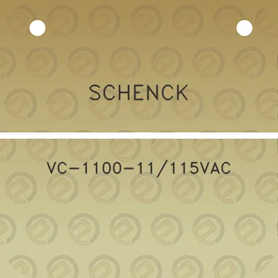 schenck-vc-1100-11115vac