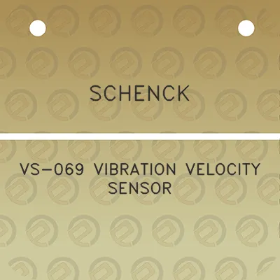 schenck-vs-069-vibration-velocity-sensor