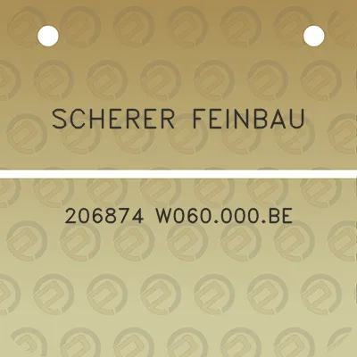 scherer-feinbau-206874-w060000be