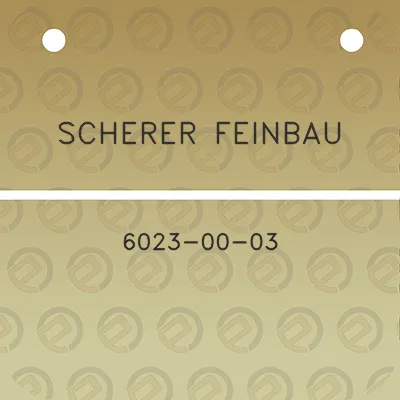 scherer-feinbau-6023-00-03