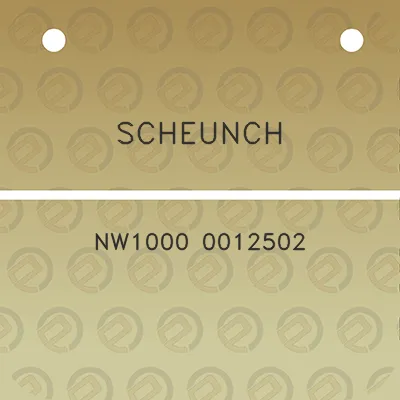 scheunch-nw1000-0012502